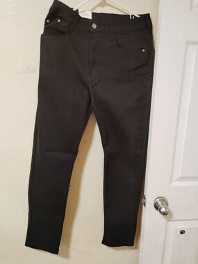 Men's Skinny Black Jeans - Sleek Stretch Fit